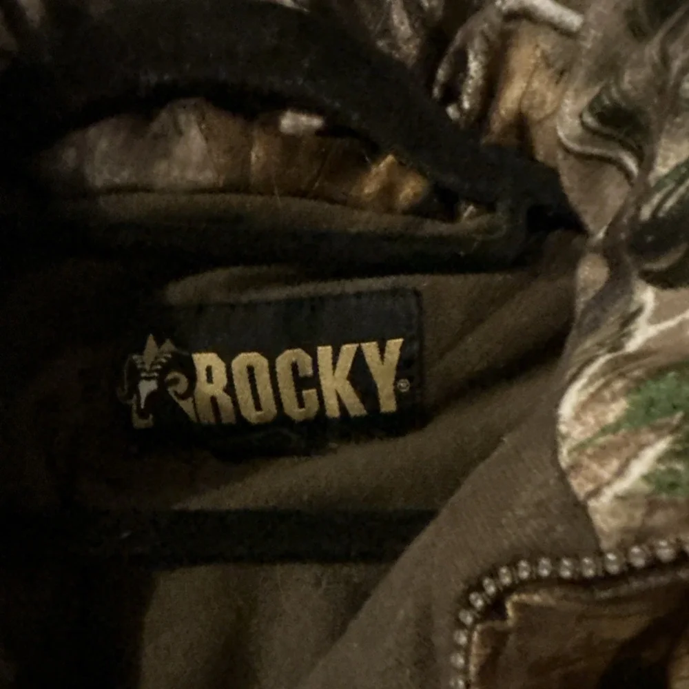 ROCKY‎ Kids Camouflage Hunting Jacket Size L Brown Green Outdoor Apparel
